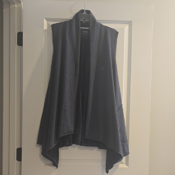 Calvin Klein Women's Gray Cardigan Vest - Picture 1 of 1